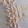 Набор для пошива нижнего белья из кружева бежево-персиковый/бралетт + трусики(090-002-200)