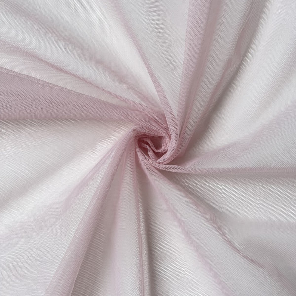 Пыльно-розовая неэластичная бюстовая сетка неэластичная Латвия цв.410, 1 м (020-011-410) 
