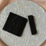 Черная текстильная застежка для бюстгальтера 57 мм 3x9, 1 шт. (Р070-309-801)