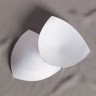 Белые треугольные чашки без пушап 85B/80C/75D/70E цв.202, 1 пара (055-085-211)  