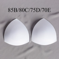 Белые треугольные чашки без пушап 85B/80C/75D/70E, 1 пара (055-085-211)  