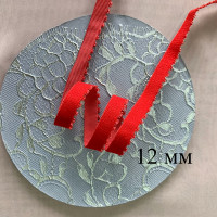 Красная отделочная резинка 12 мм, 1 м (004-012-116)