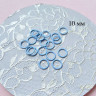 Кольцо для бретели металл голубое Латвия 10 мм цв.103 (по Лауме - 3090), 1 шт. (071-010-103) 