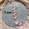 Эластичная бейка матовая розовая 5 мм цв274А, 1м (005-005-274А)