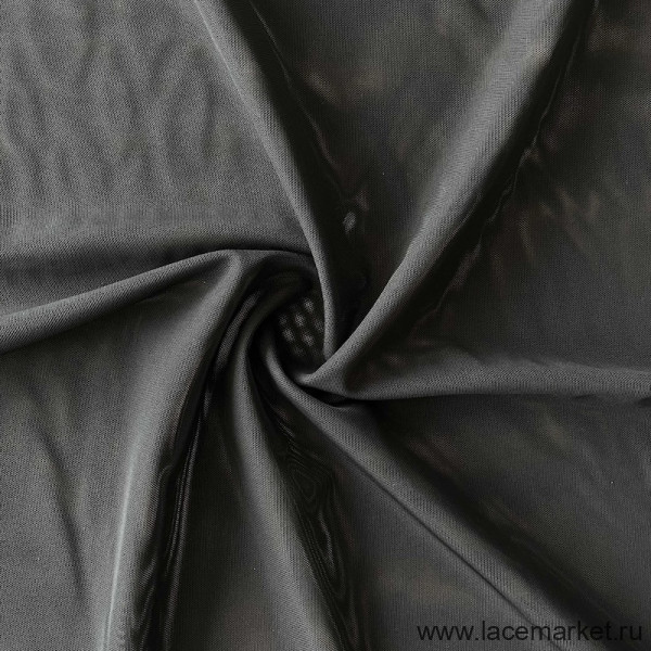 Черная эластичная сетка 80 гр/м2 Латвия, 1 м (Р021-012-201)