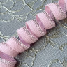 Отделочная ажурная резинка розовая 10 мм цв610А ,1 м (004-110-610А) 