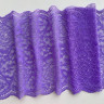Темно-фиолетовое эластичное кружево 23 см цв.221, 1 м (Р001-322-221)  