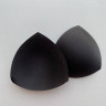 Черные треугольные чашки без пушап 75A/70B, 1 пара (Р055-170-201)