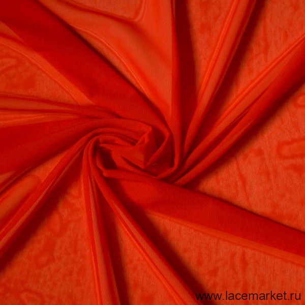 Красная эластичная сетка Турция цв.873, 1 м (Р021-006-873)