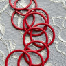 Красное кольцо для бретели металл 20 мм цв.516, 1 шт. (071-020-516)