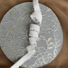 Отделочная резинка для нижнего белья бело-молочная 12 мм цв.502, УПАКОВКА 50 м (S003-012-502) 