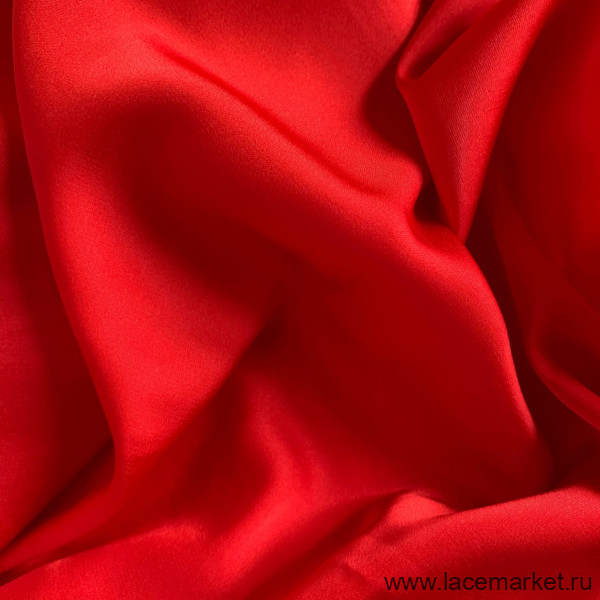 Красный шелк Армани цв.873, 1 м (031-001-873)