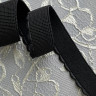 Отделочная резинка для нижнего белья черная 15 мм, УПАКОВКА 50 м (S003-015-201)