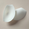 Белые чашки спейсер без пушап 80B/75C/70D цв.202, 1 пара (055-080-223)