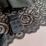 Набор для пошива нижнего белья черный /лиф на кости(не входит в набор) + трусики (090-001-401)