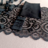 Набор для пошива нижнего белья черный /бралетт + трусики (090-002-401)