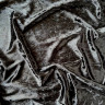 Черный бархат велюр стрейч, 1 м (029-002-201)