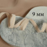 Бежево-персиковая отделочная резинка для нижнего белья 9 мм цв.186, 1 м (003-009-186)  