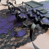 Набор для пошива нижнего белья черно-фиолетовый/бралетт + трусики(090-002-013)