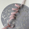 Пыльно-розовая отделочная резинка для нижнего белья пудра 9 мм цв.410, 1 м (003-009-410)