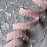 Пыльно-розовая отделочная резинка для нижнего белья пудра 9 мм цв.410, 1 м (003-009-410)