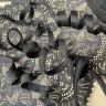 Набор для пошива нижнего белья черный /лиф на кости(не входит в набор) + трусики (090-001-201)