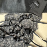 Набор для пошива нижнего белья черный /лиф на кости(не входит в набор) + трусики (090-001-201)