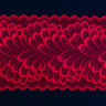 Красное эластичное кружево 22 см, 1 м (Р001-051-116)