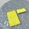  Желтая застежка для бюстгальтера  32 мм 2x6 цв.360, 1 шт. (070-206-360)
