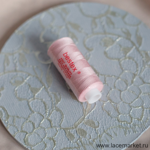 Нежно-розовые нитки для шитья Bestex 034 цв.274, 1 шт. (063-402-034 (274))