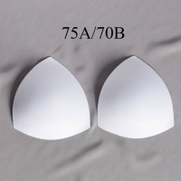 Белые треугольные чашки без пушап 75A/70B, 1 пара (055-070-211) 