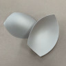 Бежевые чашки для бюстгальтера серебристый пион без пушап 90B/85C/80D, 1 пара (055-090-929) 