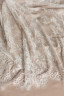 Кружевное полотно неэластичное с ресничками белое, ОТРЕЗ 3 м x 1.5м (001-056-102)