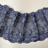 Фиолетовое кружево с сиреневыми цветами 16.5 см цв421, УПАКОВКА 10м (S001-293-421)