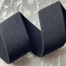 Черная мягкая тканая резинка 30 мм,1 м (P004-030-201)   