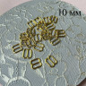 Регулятор для бретели 10 мм металлический золото, 1 шт. (072-010-195) 