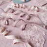Набор для пошива нижнего белья из кружева пудрово-розовый /лиф на кости (не входят в набор) + трусики-слипы (090-001-231)