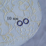 Синее кольцо бретели металл василек 10 мм, 1 шт. (071-010-491)