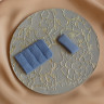 Серо-синяя застёжка 2x6 ниагара 38 мм цв.289, 1 шт. (070-206-289)