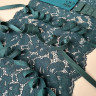 Набор для пошива нижнего белья из кружева изумрудный /бралетт + трусики (090-002-146)