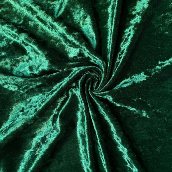 Зеленый бархат велюр стрейч, 1 м