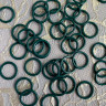 Зеленое кольцо бретели металл 10 мм цв.922, 1 шт. (071-010-922)