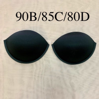 Черные чашки балконет с пушап  90B/85C/80D, 1 пара (055-090-117) 