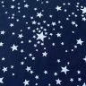 Синяя микрофибра для купальников с рисунком звезды 247 гр/м2, 1 м (040-012-904)