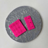 Застежка для бюстгальтера ярко-розовая неон 57 мм 3x9 цв.294, 1 шт. (070-309-294)