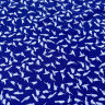 Синяя микрофибра для купальников с рисунком птички 247 гр/м2, 1 м (040-013-204)