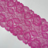 Розовое эластичное кружево 19 см цв.494, УПАКОВКА 10 м (S001-304-494) ОПТ