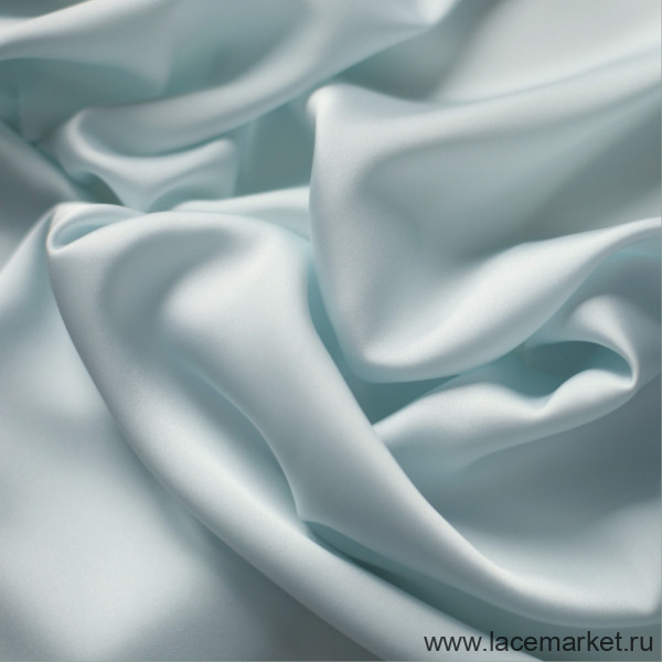 Бело-голубой шелк Армани цв.389, 1 м (031-001-389)