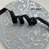 Черная отделочная резинка для нижнего белья Латвия 10 мм, 1 м (P004-110-201)