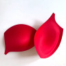 Красные чашки с уступом под бретель с пушап 85А/80B/75C, 1 пара (055-080-530) 